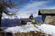 Invernale-primaverile in LEGNONCINO (1711 m) dai Roccoli dei Lorla il 9 marzo 2017  - FOTOGALLERY